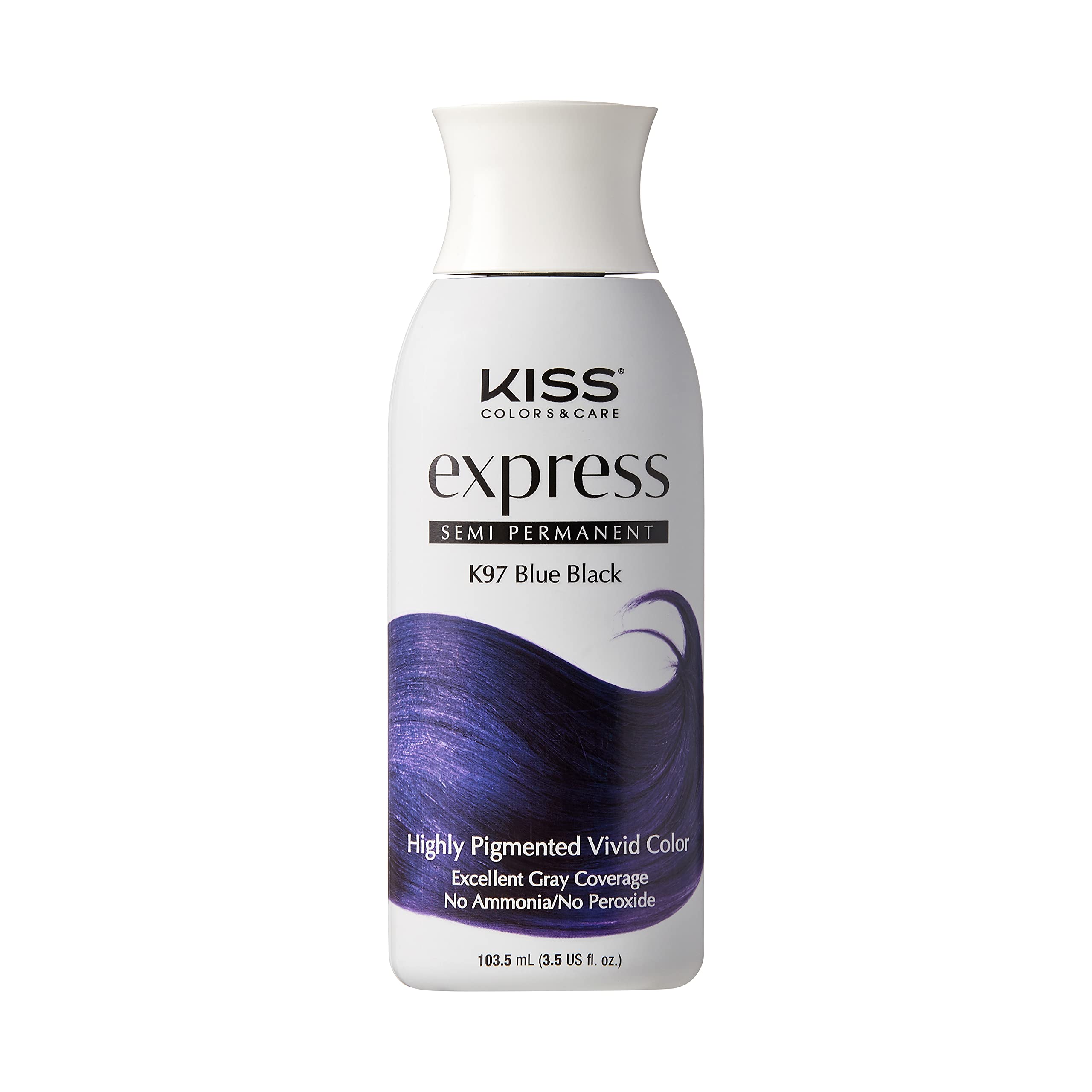 Amazon.com : Kiss Express Semi-Permanent Hair Color – Vivid